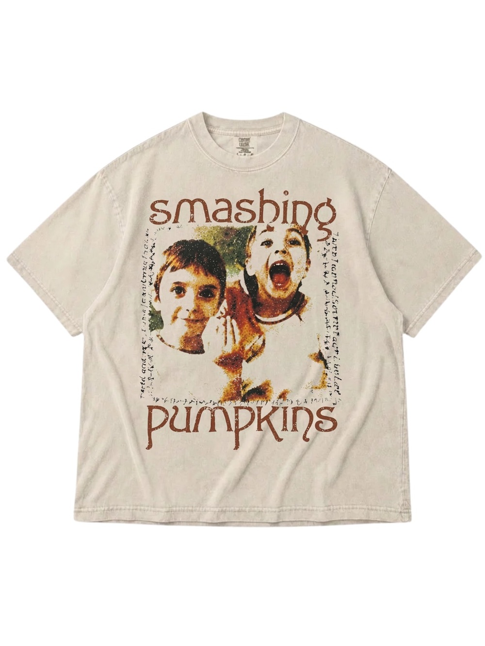 Comfort Colors Ivory Smashing Pumpkins Graphic Tee